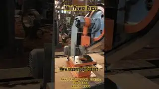 'DEEP' Mini Power Press Machine / Table type Press. #powerpress #machinery #machinetools