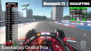 Monoposto 2025: QUALIFYING | Azerbaijan Grand Prix | Race 5 | 2025 Championship