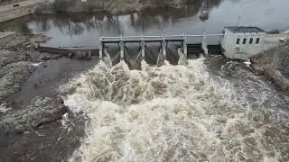 Rising water on the Black River, Spring 2023