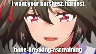 Kitasan's new training routine