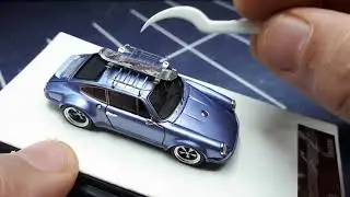 Обзор модели автомобиля из смолы Singer Porsche 911 Coupe в масштабе 1/67 (а не 1/64) от Timothy ...