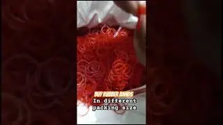 Rubber-bands Red  Buy wholesale and retail product #disposal #packaging #scholarwrap