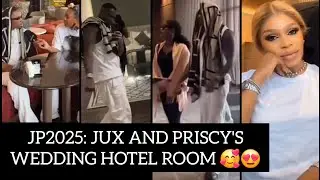 JUX SHOWS OFF HIS HOTEL ROOM WITH HIS WIFE, PRISCY, GREETS HIS INLAWS | FATMA'S GLOW TODAY