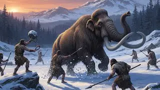 Ice Age Survival | Woolly Mammoth Vs Neanderthals