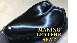 How to make a leather solo seat