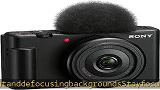 Sony ZV-1F Vlog Camera for Content Creators and Vloggers Black