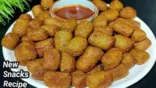 हरे मटर के नगेट्स एक बार बनाओ महीनो खाओ | Green Matar Nuggets | Snacks Recipe|@biharikitchen1989 