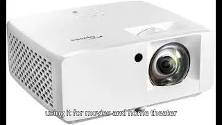 &ldquo;Optoma ZH350ST Full HD Short-Throw Laser DLP Projector &ndash; High Brightness & Crisp Image&rdquo;