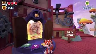 Golem Getaway Super Lucky’s Tale 100% Walkthrough Xbox One X