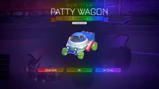 PLAYING ROCKET LEAGUE WITH THE *NEW* TITANIUM WHITE PATTY WAGON CAR!