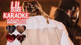 Lil Durk Festival Karaoke (brings out Ye) at Rolling Loud Miami 2022