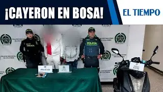 El momento en que la policía intercepta a ladrones de repartidores en localidad de Bosa | EL TIEMPO