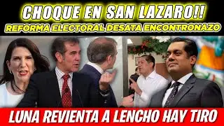 ACABA DE PASAR!! CHOQUE EN SAN LAZARO, POR LA REFORMA ELECTORAL, CASI LE VUELAN LA CABEZA A LENCHO
