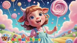 Jumping Cow in the Candy Sky Song | Sing with Bella and Imagination Rhyme for Kids