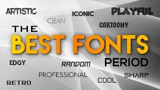 Top 50 Best Fonts For Designers & Creators On YouTube