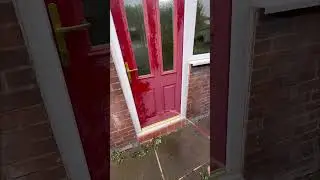 Best Way To Clean Your Coloured UPVC Door! #trending #youtubeshorts #diy #cleaning #online #asmr