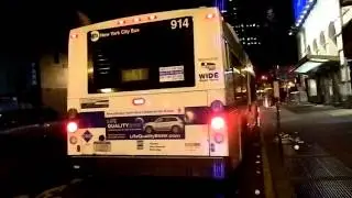 Start Up: MTA NYCT 2000 New Flyer Industries C40LF #914 on the B61