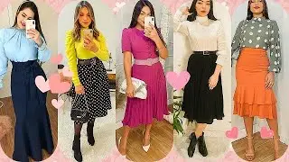 LA MEJOR MODA CRISTIANA OUTFITS PARA LA IGLESIA 2024 / MODA PARA CRISTIANAS/ MODEST OUTFITS