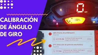 C&oacute;mo Calibrar El Sensor De &Aacute;ngulo De Direccion.