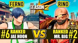 FF COTW ▰ FERNO (#6 Ranked Jae Hoon) vs RINO (#2 Ranked Mr. Big) ▰ High Level Gameplay