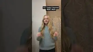 Math in ASL (Not a Teacher) #math #signlanguage #americansignlanguage #asl #signoftheday