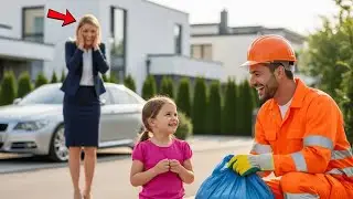 Die Tochter Der Millionärin Und Alleinerziehenden Sprach Nicht… Bis Der Müllmann Mit Ihr Sprach