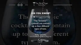 Meet The Rum-Packed Zombie Cocktail | #zombiecocktail #rumlover #tiki #barfacts #cocktailtime