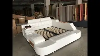 One bed is one home : Multifunctional Smart Bed with Head Massage/Projector/Music Player/Dresser...