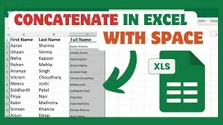 How To Concatenate In Excel With Space