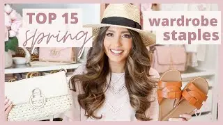 TOP 15 SPRING WARDROBE ESSENTIALS 2021 | Tops, Denim, Dresses, Shoes, + MORE! Capsule Wardrobe faves