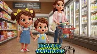 Going to the Grocery Store Animation Social Story for Kids | Calm Behavior & Life Skills | Autism