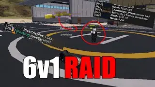 Beating a 6v1 RAID in War Tycoon