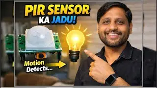 PirSensor kya hota hai | TechVlog | Kaise Motion hone par Light On Ho jati hain | Pushkar Srivastava