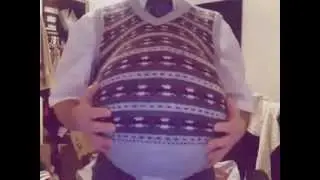 Popping Balloon Belly in a Sweater Vest ( Copyright Aesop FrogOx 2014 )