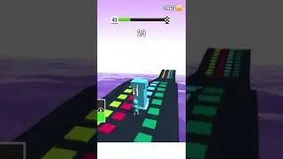 Stack Colors Game | Level 43 Video, Best Android Gameplay./#ByVoodoo /#StackColors #shorts