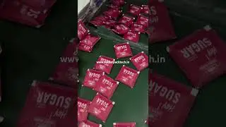Sugar Packing Multi Track Machine In 5gm For #heysugar #tea #coffee