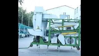 Seed cleaner corn processing machine