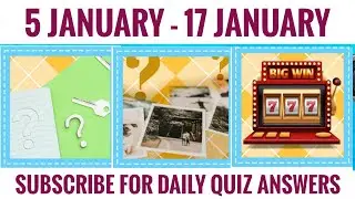 Amazon Quiz Answers Today | Pictionary Quiz,Solve These Riddles Quiz | 5 January