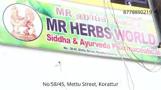 MR Herbs World, Siddha & Ayurvedic Pharmaceuticals Company