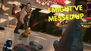 playing cyberpunk 2077 for the first time