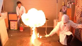 【ろうそく実験】ろうそくにあることをすると大炎上した！ / 米村でんじろう[公式]/science experiments