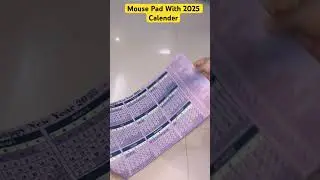 Mouse Pad With 2025 Calender #mousepad#printing#calender2025#giftitem#largepad#