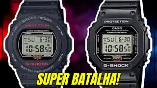 [BATALHA] REL&Oacute;GIO MASCULINO G-SHOCK CASIO DW-5750E-1DR x CASIO DW-5600E-1VDF