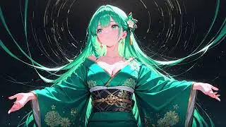 [[HDR 8k 1000NITS] [KIMONO Green 02 ]