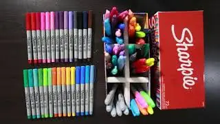 Sharpie Ultimate Collection 72 pcs - Unboxing