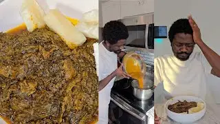 This underrated Cameroonian food doesn't get the attention it deserves. Recette Ikok (Okok sal&eacute;)