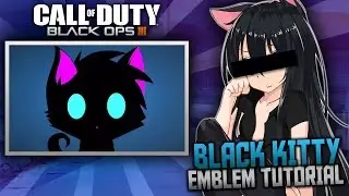 Black Ops 3: Black Kitty | Anime Emblem Tutorial + 32 Extra Layers!