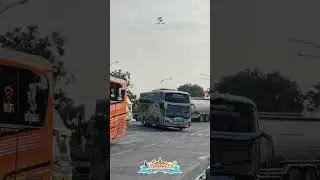 BERANGKAT KONVOI BUS SUBUR JAYA BERSAMA CERIA TOUR DI EXIT GT WELERI || CERIA TOUR & TRAVEL