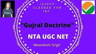 Gujral Doctrine I NTA UGC NET/SET I Meenakshi Singh