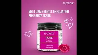 Embrace the beauty of self-care this Valentine's Day with our luxurious Rose Body Scrub! 💖  #orive